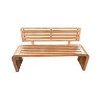 Banco para exteriores, muebles de jardín de acero resistente a la intemperie, fácil instalación para patio, césped, patio, porche