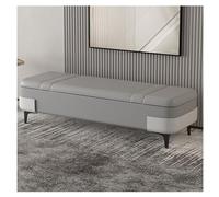Banco para sala de estar y dormitorio Banco de almacenamiento de cuero, banco de dormitorio moderno, banco de entrada tapizado, banco interior for sala de estar/extremo de la cama Banco al final de la