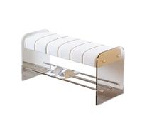 Banco para Zapatos Taburete de cambio de zapatos creativo de lujo ligero banco de acrílico transparente guardarropa de dormitorio puerta de casa simple taburete de zapatos Banco para Entrada para Vest