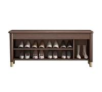 Banco Para Zapatos Zapatero for el hogar, almacenamiento integrado, taburete for cambiar zapatos, puerta de entrada, puede sentarse en el porche, taburete largo Banco Para La Entrada(A,120cm)