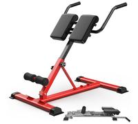 Banco plegable ajustable de hiperextensión para gimnasio en casa, fortalece los músculos isquiotibiales y la parte inferior de la espalda, silla romana compacta para entrenamiento central