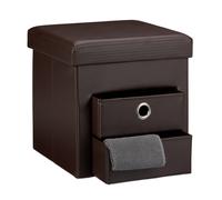 Banco plegable baúl decorativo 40 L 4 Kg banco de almacenamiento mueble plegable