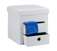 Banco plegable baúl decorativo 40 L 4 Kg banco de almacenamiento mueble plegable