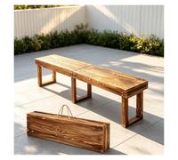 Banco Plegable Camping Banco Plegable Portatil Fácil de Abrir y Cerrar | Wooden Garden Bench Jardines, Balcones, Recepciones