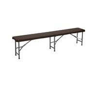 7house Banco Plegable Catering Efecto Ratán 180x28x43cm 7house