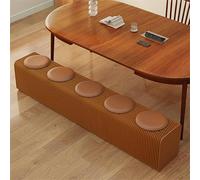 Banco plegable con cojín de poliuretano, taburete de papel, silla de cama, fuerte fuerza de apoyo, se puede utilizar como mesa auxiliar, taburetes para cambiar zapatos, ideal para el hogar, oficina