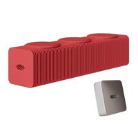 Banco plegable y ampliable, taburete de papel de acordeón multifuncional, portátil y que ahorra espacio, adecuado para sala de conferencias, entrada, sala de estar y área de rec Red (H-30cm) 3-seater