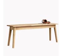 Banco rústico de madera maciza para entrada, para dormitorio, sala de estar, pasillo, banco de comedor de madera, banco estrecho para ventana de cocina, muebles de interior (39 pulgadas)