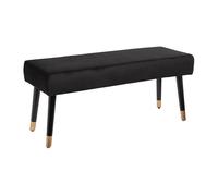 Banco salome negro, terciopelo