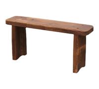 Banco sin respaldo para exteriores, banco de balcón para patio, asiento doble, bancos de picnic de madera, banco de parque para muebles de exterior para patio, césped, balcón, patio, porche ( Size : 6