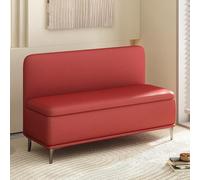 Banco tapizado moderno para dormitorio con espacio de almacenamiento a los pies la cama, Zapatero multifuncional para recibidor/pasillo, Decoración interiores(H,51.2*17.7*16.5IN/130*45*42CM)