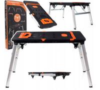 Banco Trabajo 7in1 Plegable Mesa Carro con Ruedas Bock Plataforma 250kg