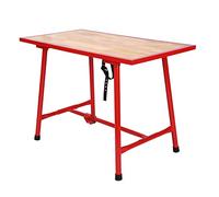 Banco trabajo Mesa taller 120x62,5cm Banco taller Mesa bricolaje Plegable Uso doméstico Profesional