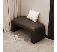 Banco Zapatero, Banco tapizado para Dormitorio, Bancos para el Final de la Cama, reposapiés de Cuero sintético, Banco Decorativo, Bancos de Almacenamiento para Entrada, Comedor, Sala de Esta