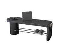 Banco Zapatero, Banco Zapatero Con Asiento, Zapatero Con Asiento, Organizador De Zapatos De 2 Niveles, Banco De Extremo De Cama, Adecuado Para Pasillos, Sala De Estar(Black,150x40cm/59x15.7in)