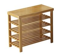 Banco zapatero de entrada, ahorra espacio, almacenamiento de zapatos de 3/4/5 niveles, 27 cm de ancho, fácil de almacenar, perfecto para pasillo y sala de estar (original-5F 70 cm)