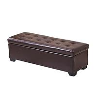 Bancos de Almacenamiento Banco de sofá Taburete de Extremo de Cama de Dormitorio|Banco de Zapatos de Cambio de vestíbulo de Almacenamiento|Banco Largo Taburete de Cuero de PU para Dormitorio