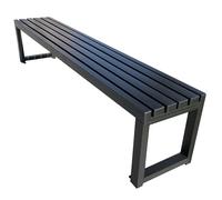 Bancos Largos Al Aire Libre Patio Jardín Parque Bancos Públicos Área De Descanso Asientos(C,100 * 40 * 45CM)