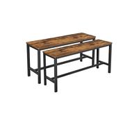 Bancos para Cocina Juego de 2 Bancos Interiores Estilo Industrial