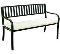 Bancs d'exté- Banc de Parc Banc de Jardin Bancs d'arrière-Cour, Banc de terrasse de Parc Banc d'extérieur, Banc de Jardin en fonte résistant aux intempéries Avec Coussin, Banc 2-3 Places ave