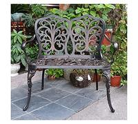Bancs d'exté- Banc de Parc, Banc de Jardin, bancs d'arrière-Cour, Chaise Double d'extérieur, Banc de Cour Creux sculpté en fer, antiruille et protection solaire, Banc rétro de Jardin de par