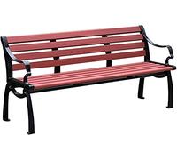Bancs d'exté- Banc de Parc extérieur, terrasse extérieure, Banc de Jardin, Chaise de Parc, Cadre en Bois massif anticorrosion et fonte d'aluminio, Chaise de Porche résistante aux intempérie