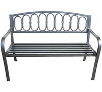Bancs d'extérieur, Banc de Parc, Banc de Jardin, bancs d'arrière-Cour, Banc de Parc extérieur, Chaise Longue, Cadre en fonte d'acier, siège arrière de Jardin en métal, Banc de Patio exté-