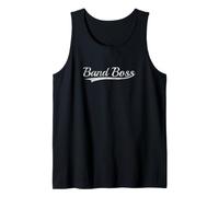 Band Boss Vintage Inspired Throwback Style Varsity Classic Camiseta sin Mangas