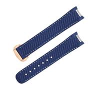 Band de vigilancia de goma fluoria de 20 mm de 20 mm para correa Aqua Terra 150m AT150 Ultra Light Worldtimer 43 mm 41 mm pliegue Bandas de vigilancia