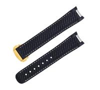 Band de vigilancia de goma fluoria de 20 mm de 20 mm para correa Aqua Terra 150m AT150 Ultra Light Worldtimer 43 mm 41 mm pliegue Bandas de vigilancia