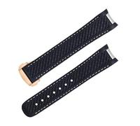 Band de vigilancia de goma fluoria de 20 mm de 20 mm para correa Aqua Terra 150m AT150 Ultra Light Worldtimer 43 mm 41 mm pliegue Bandas de vigilancia