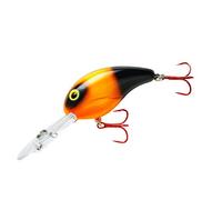 Band-It Series 300 Crankbait Señuelos de Pesca de lubina, Accesorios de Pescado, se sumerge hasta 12 pies de Profundidad, 2 Pulgadas, 1/4 onzas, JackoLantern, (BDT3)