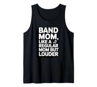Band Mom Like Mom Regular Mom Louder Music Parent Camiseta sin Mangas