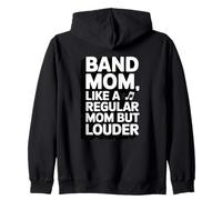 Band Mom Like Mom Regular Mom Louder Music Parent Sudadera con Capucha
