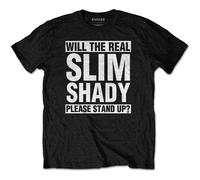 Band Monkey Eminem Unisex T-Shirt The Real Slim Shady L Black