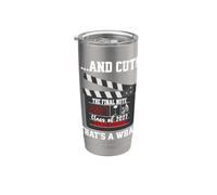 Band Seniors Class of 2027 Graduación Film Clapper Vaso térmico de acero inoxidable de doble pared