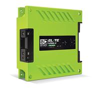 BANDA 1200.41OHMGREEN - Amplificador de graves mono de alta potencia de clase D de 300 W con filtro subsónico y filtro de paso bajo estable a 1 ohmio, indicadores LED, especialización de sonido, verde