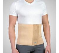 Banda abdominal de algodón con velcro color beige Emo talla xl (115-130 cm)