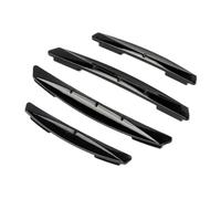 Banda Anti-Golpes Puerta Pegatinas Coche Protectores Borde Puerta Moldura Tira Protección Protector Arañazos Barreras Choque Colisión Universal Silicona(Black)