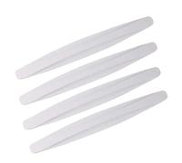 Banda Anti-Golpes Puerta Pegatinas Protectoras Anticolisión Universales para Coche Protector Parachoques Esquina Delantero Y Trasero 2 Uds Silicona(White-4)