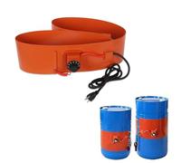 Banda Calefactora De Silicón con Termostato, Protección Anticongelante/Condensación, para Barriles Y Cubos, para una Fácil instalación. Calentador de Barril,Digital Display,20L800W