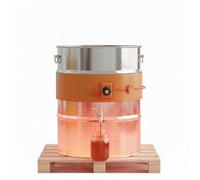 Banda Calefactora De Silicona Para Bidones 20-200L - Almohadilla Térmica Para Líquidos Viscosos, Termostato Ajustable, Impermeable Y Resistente A Altas Temperaturas Para Miel/Aceites Viscosos(150L 152