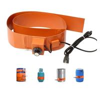 Banda Calefactora para Bidones Banda Calefactora para Bidones de Metal Banda Calefactora para Baldes Banda Calefactora para Barriles de Grasa Banda Calefactora de Caucho de Silicona con Termostato