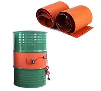 Banda calefactora para bidones y barriles, Banda calefactora de tambor silicona con controlador termostato for tambores 20L a 200L(Knob,100L 1200x250 1500W)