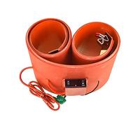 Banda calefactora para bidones y barriles, Calentador de tambor banda silicona con ajustable(Digital,30L 900x250 1200W)
