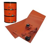 Banda calefactora para bidones y barriles, Calentador de tambor silicona con termostato ajustable 30 ℃ a 130(Knob,30L 900x250 1200W)