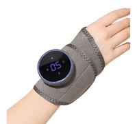 Banda calefactora para muñeca, 1200 mAh, calentadores de manos ajustables con masaje, bandas calefactables para muñecas, para invierno, al aire libre, brazo, casa, spa, postentrenamiento, bienestar