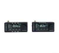 Banda completa V4 para radio dsp con controlador Si4732 y ESP32-S3, compatible con modos USB AM FM SSB LSB para escuchar al aire libre portátil y entusiastas de onda corta (auriculares CNC-3.5 mm)