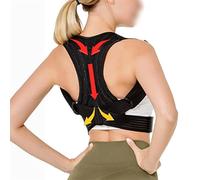 Banda Corrector Invisible Band de Soporte extendido Cinturón de Soporte Ajustable Lumbar (Color Negro, tamaño: código S)