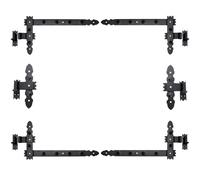 KeyMet WINKELBAND Bisagra Esquinera Para Puertas Negro 5 cm 300-800